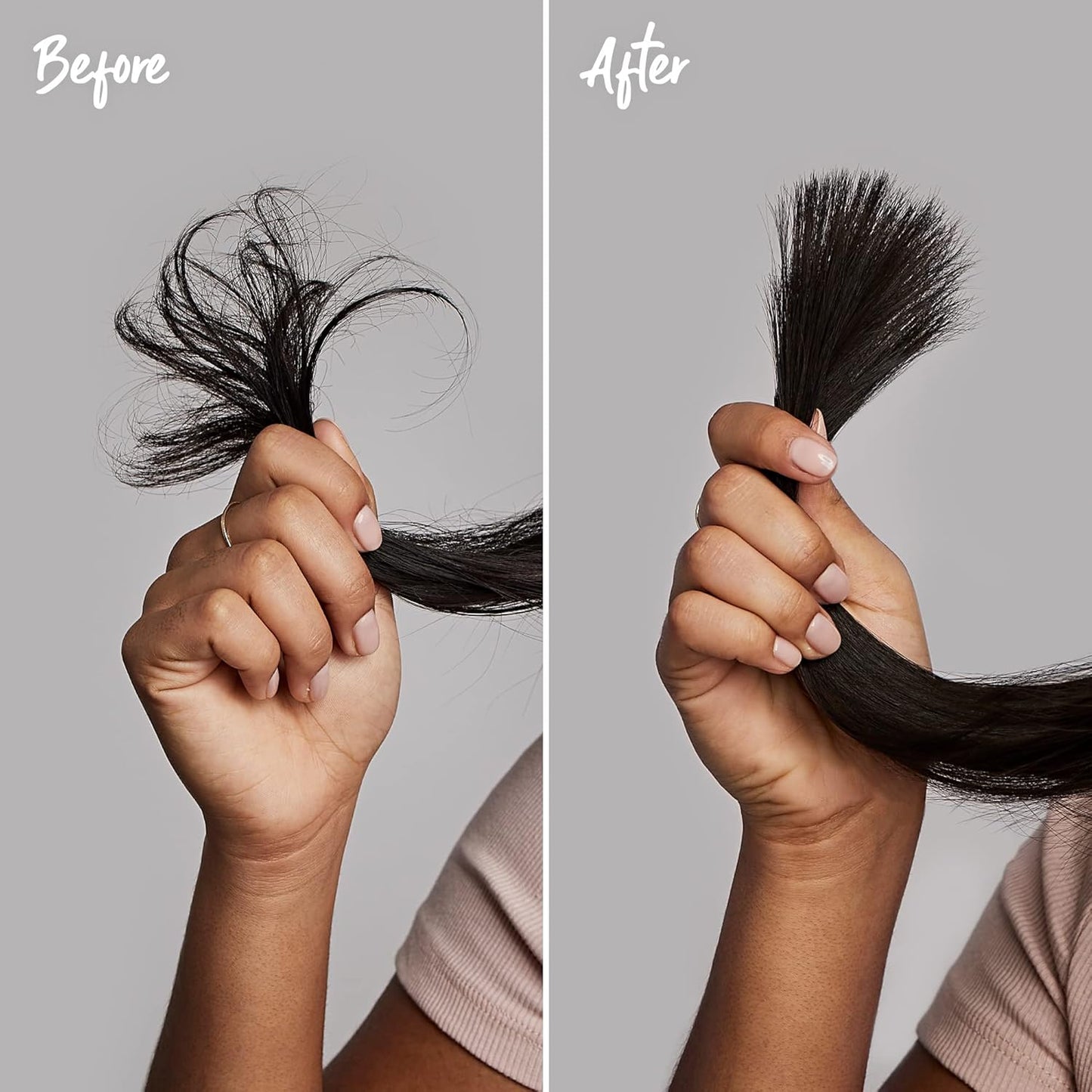 Marc Anthony Shampoo and Conditioner Set, Grow Long Biotin - Anti-Frizz Deep Conditioner For Split Ends & Breakage - Vitamin E, Caffeine & Ginseng for Curly, Dry & Damaged Hair