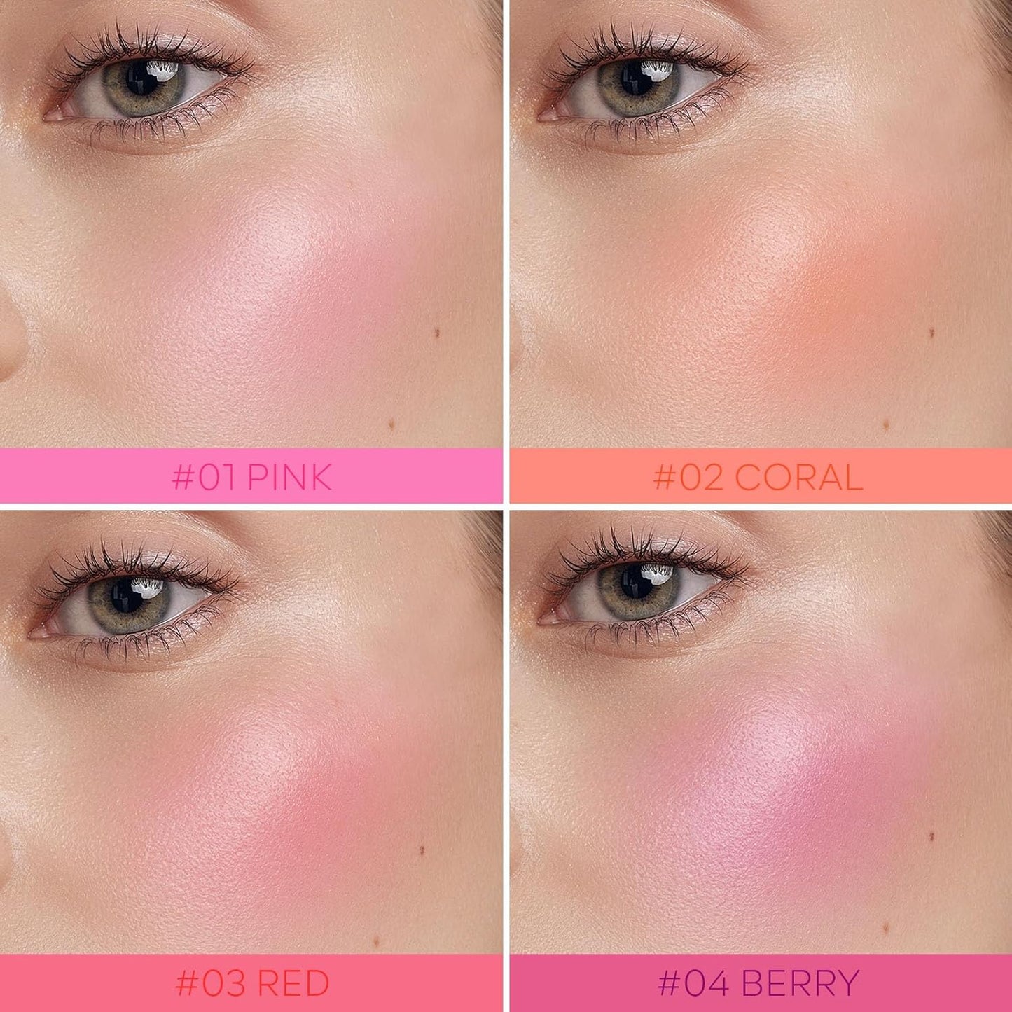 KYDA Water Jelly Tint Blush, Red, Jelly Tinted Makeup Stick, for Lips and Cheek Stain, Buildable Watercolor Finish, Lasting Moisturising