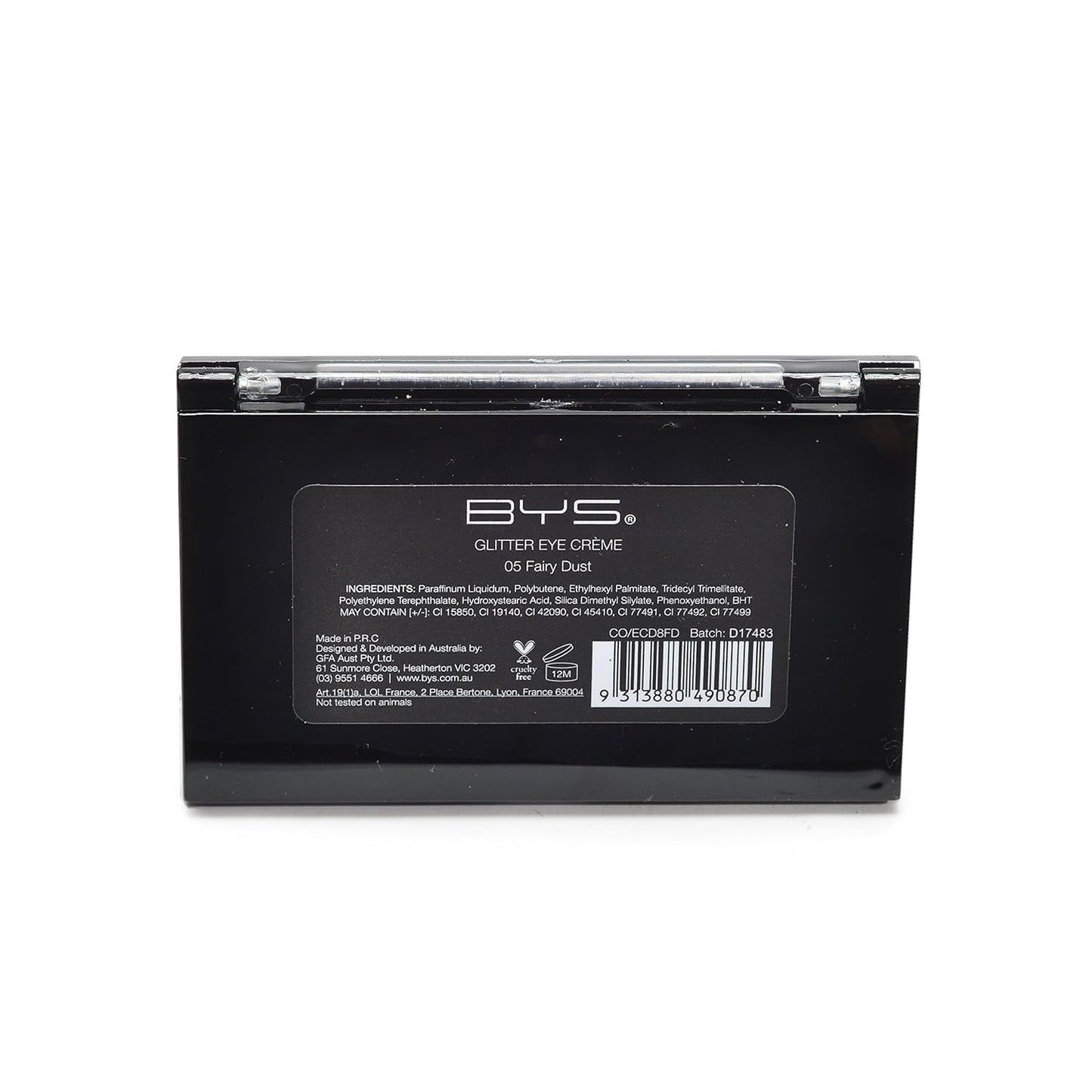 BYS Glitter Gel Makeup Palette 8 shades - Fairy Dust, Suitable for all area of the face