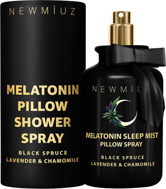 Deep Sleep Pillow Spray Lavender Chamomile Essential Oil Aromatherapy Mist for Sleep Relaxation Calming Stress Relief Bedtime Shower Spray Luxury Gift