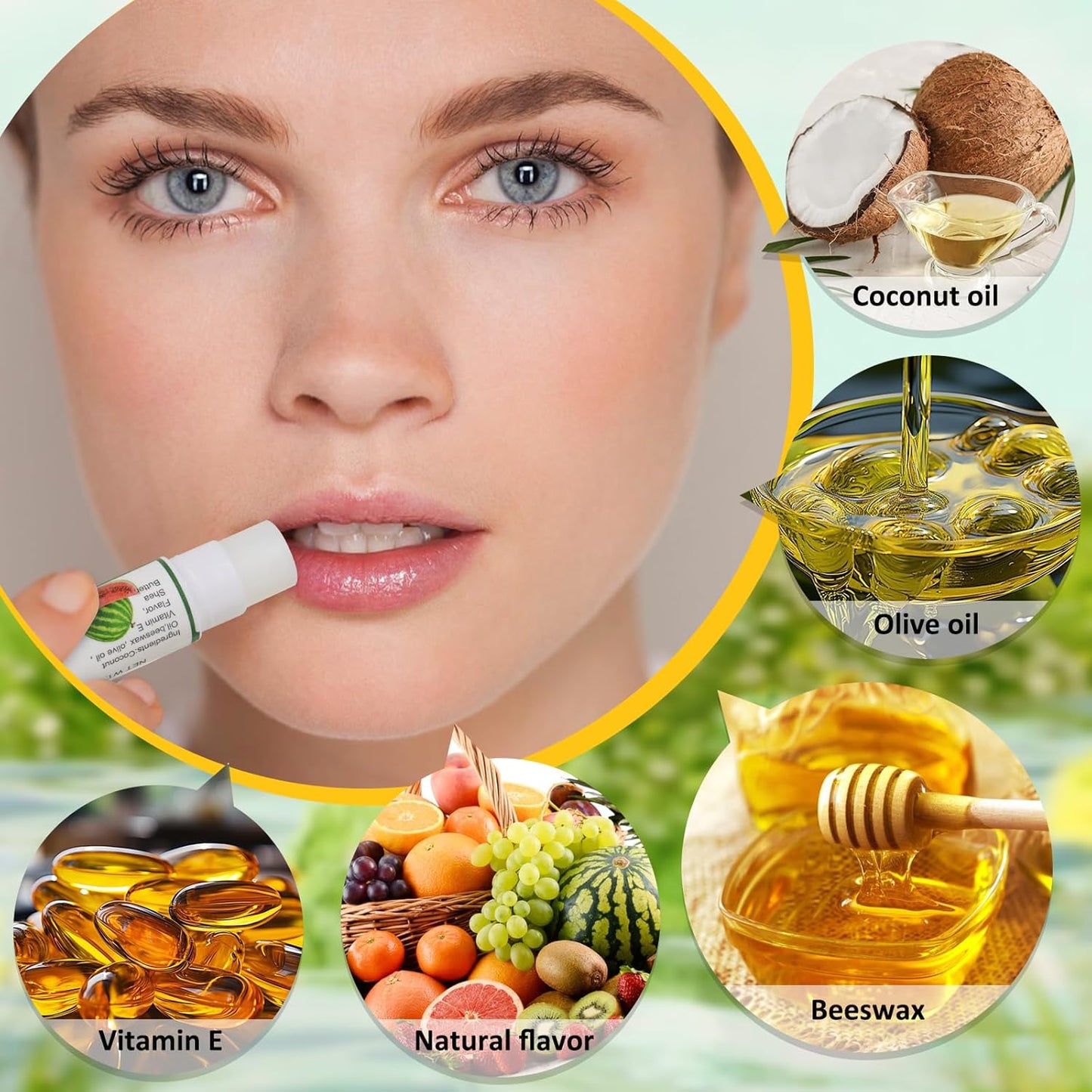 DMSKY 240 Pack Lip Balm, Natural Lip Balm Bulk with Vitamin E and Coconut Oil, Moisturizing Lip Balms for Chapped Lips, Bulk Lip Balms for Women-15 Flavors