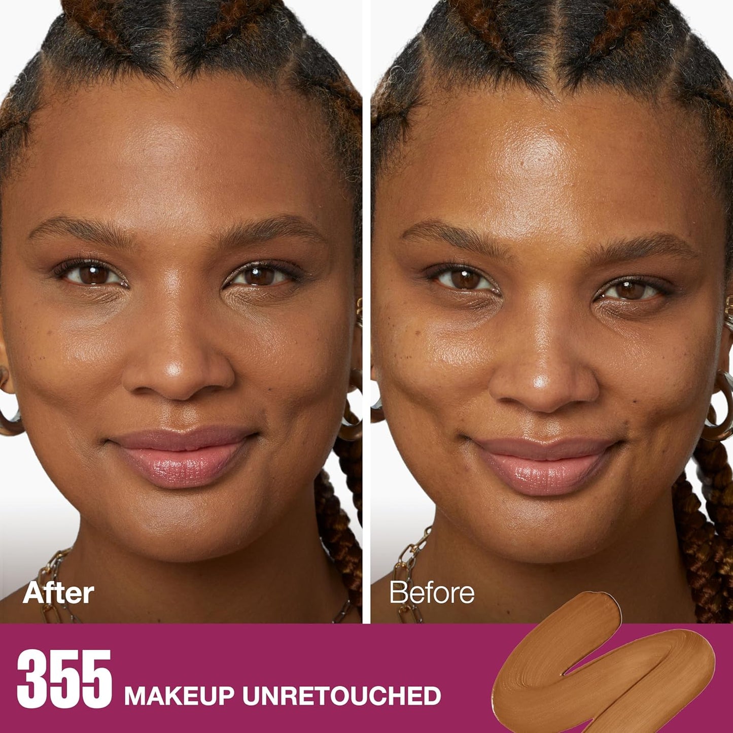 Maybelline Instant Age Rewind Eraser Foundation with SPF 20 and Moisturizing ProVitamin B5, 355, 1 Count