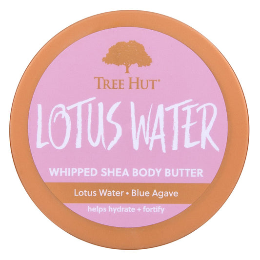 Tree Hut Lotus Water Whipped Shea Body Butter, Long-lasting Hydration Leaves Skin Feeling Soft & Moisturized, Lightweight, Nourishing Essential Body Care, 8.4 fl oz.