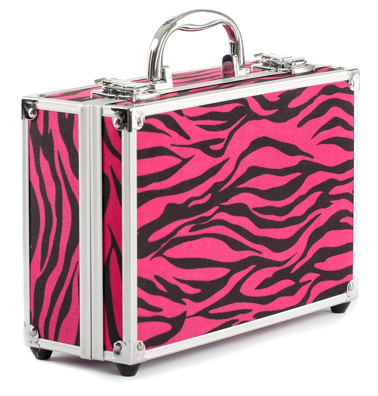 Makeup Kit Gift Set - 51 Piece - 32 Eye Shadows, 2 Blushes, 2 Lip Glosses, 2 Lipsticks, 2 Eye Liner Pencils, 1 Lip Liner Pencil, 1 Mascara - Case with Carrying Handle