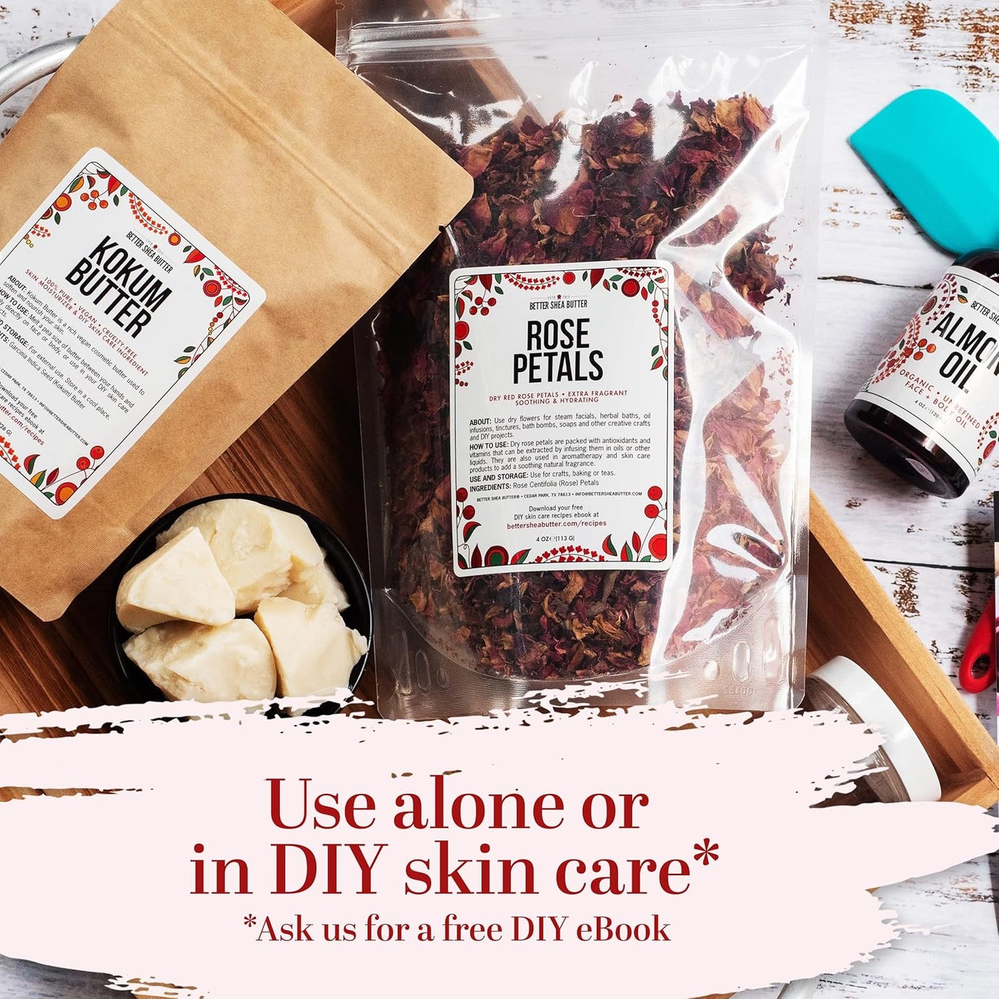 Raw Kokum Butter Unrefined - Body Butter Bar for Soap Making and DIY Lotion, Skin and Hair Products - Pure, Unscented Moisturizer for Skin - Kokum Butter 1 lb Block