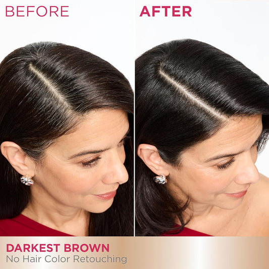 Garnier Color Sensation Color Retouch, Demi Permanent Hair Dye for Roots with 100% Gray Coverage, Darkest Brown Hair Dye 4.0, Pack of 6 (Packaging May Vary)