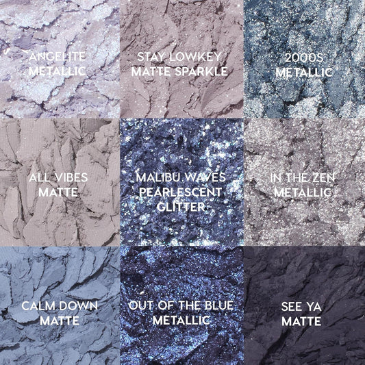 Colourpop So Elemental Eyeshadow Palette - Blue & Silver Shadow Palette with Metallic and Matte Finishes - High-Pigment Eye Makeup with a Long-Wearing Formula (0.3 oz)