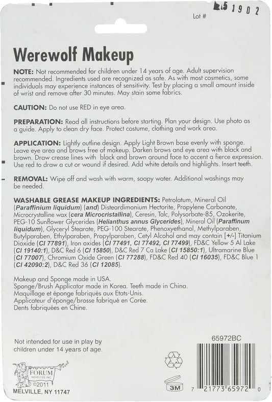 Forum Novelties 199242 Werewolf Makeup Kit