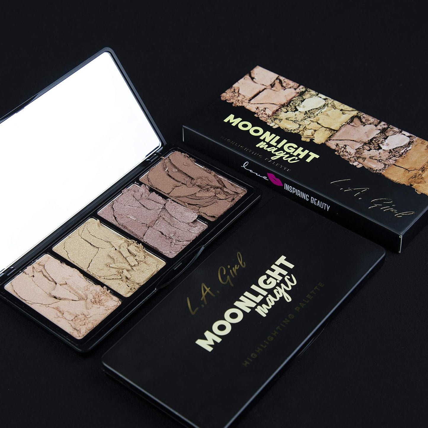 L.A. Girl Fanatic Highlight Palette, Moonlight Magic, 1 Ounce