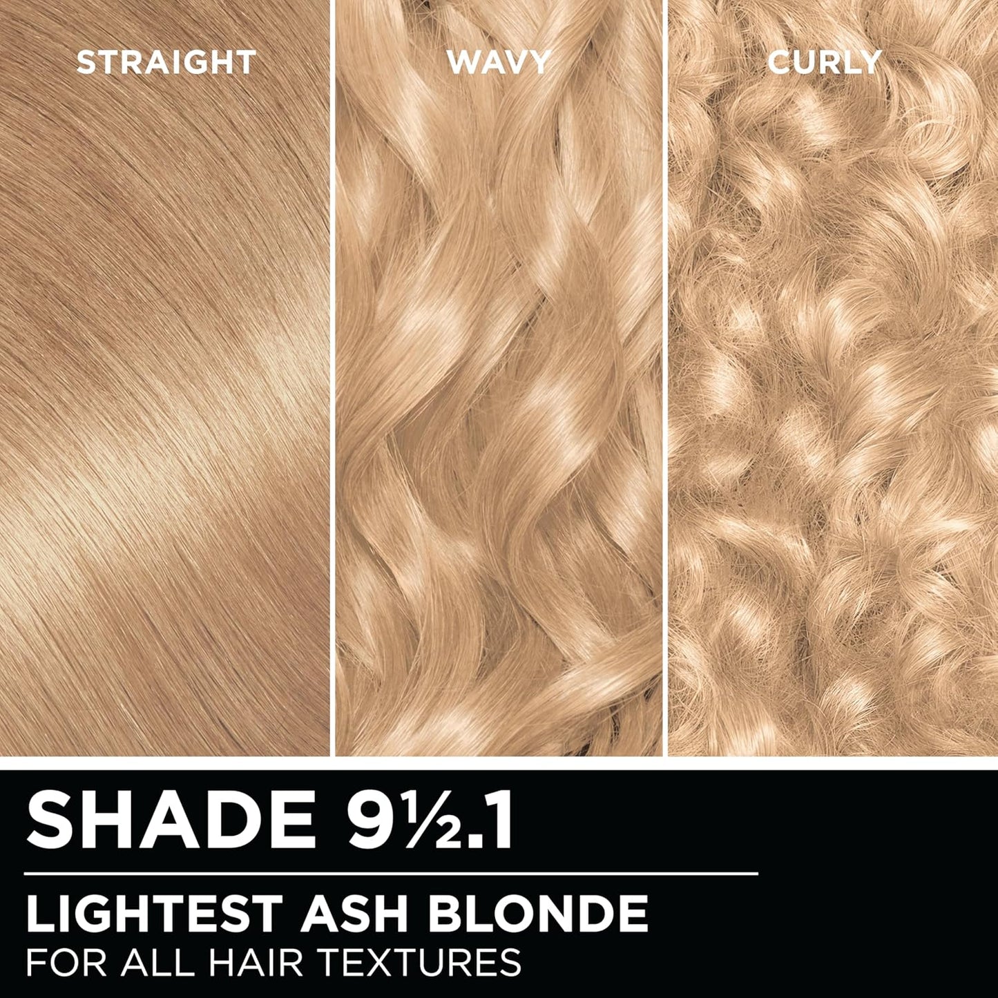 Garnier Hair Color Olia Ammonia-Free Brilliant Color Oil-Rich Permanent Hair Dye, 9 1/2.1 Lightest Ash Blonde, 1 Count (Packaging May Vary)